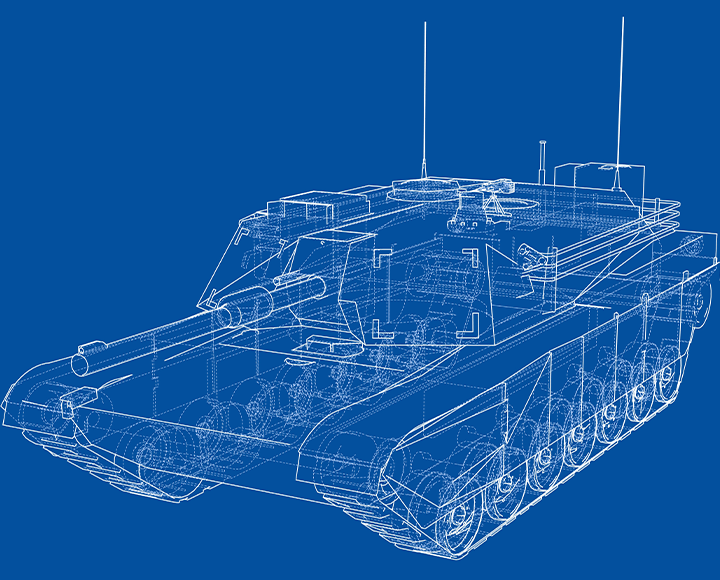 Fuel level sensors for military tank