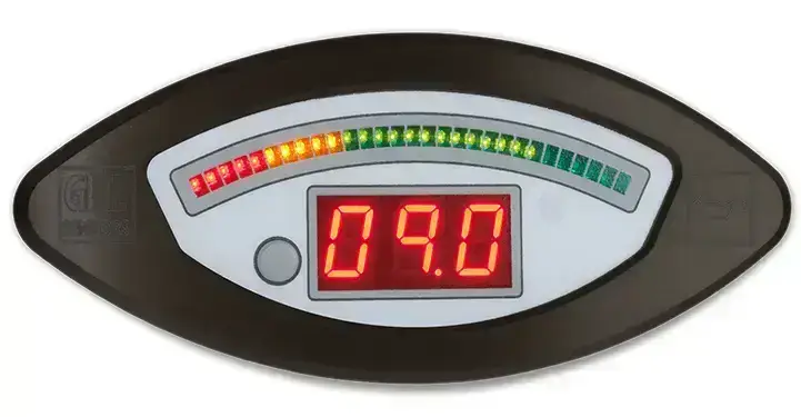 level gauge display for irregular shaped tanks
